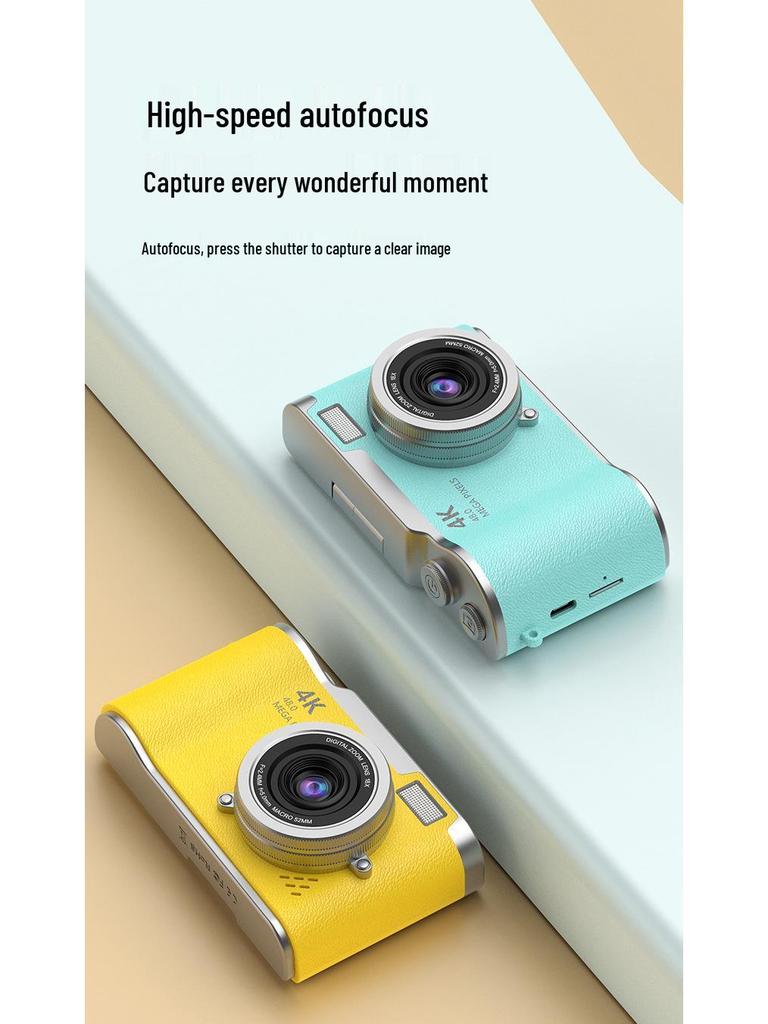 2025 Dual Camera Retro Digital Selfie Camera - Entry-Level CCD Model for Students
