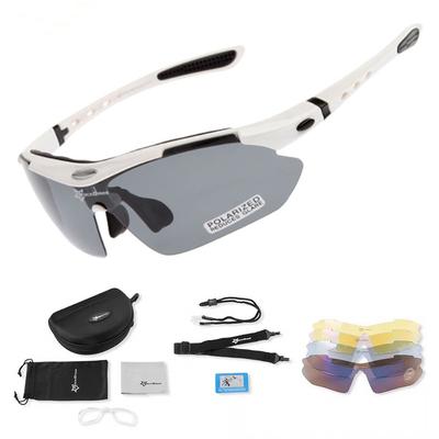 Polarized Cycling Glasses 10002 SET White
