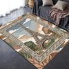 2025 New Paris Eiffel Tower Carpet Rug for Living Room Bedroom Home Sofa Decoration,Kids play Non-slip Floor Mat89