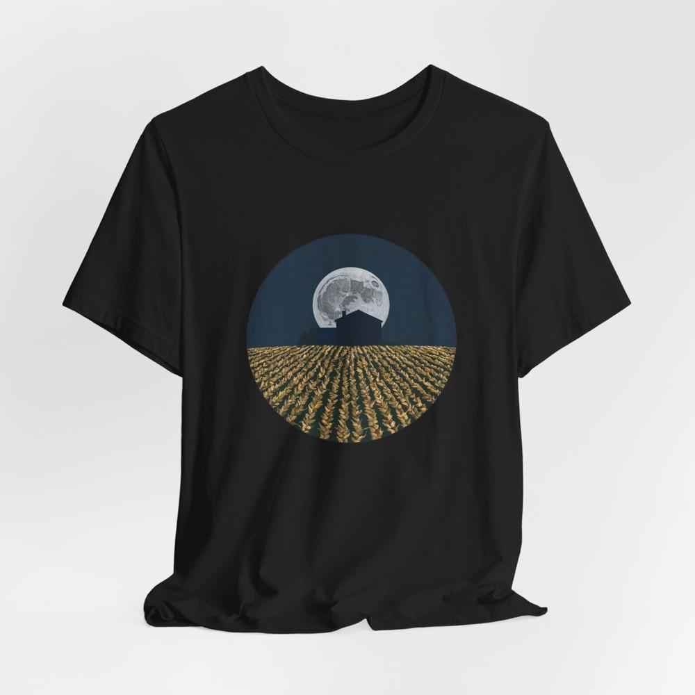 

#22 Harvest Full Moon Farm Scene Thanksgiving T-Shirt Unisex T-Shirt M