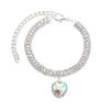 Luxury Crystal Cat Collar Love Pendant Necklace Pet Collar Adjustable Small Dog Cat Neck Ring Rhinestone Collar Pet Accessories