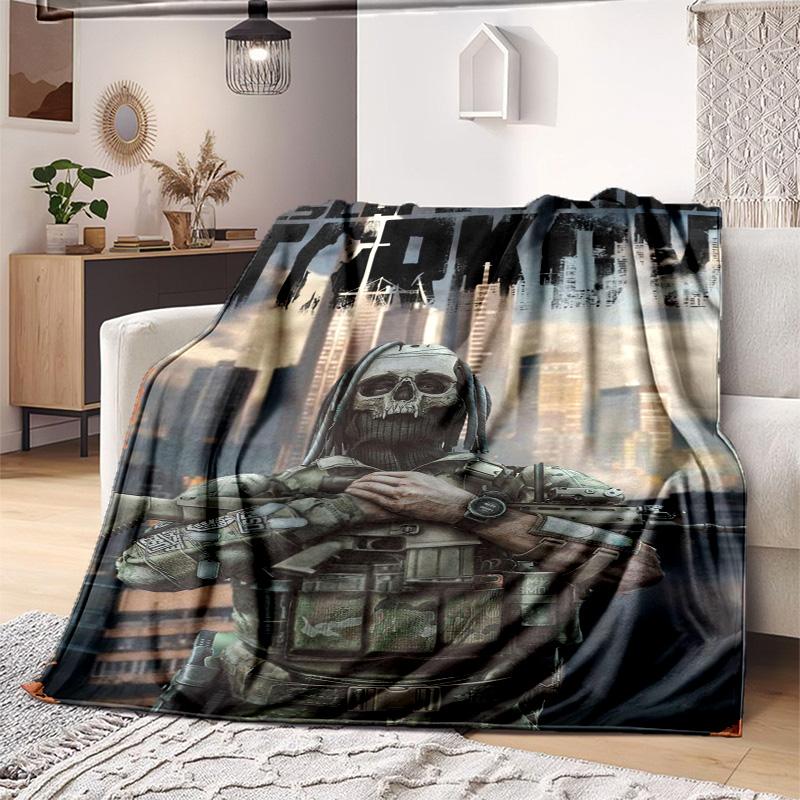1PC Escape Tarkov Winter Edition Ultimate Tactical Gear All Seasons Soft Comfortable Blanket Suitable Sofa Office Outdoor Travel Home Use