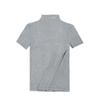 Mark Fairwhale Women's Ribbed Mock Neck Slim Fit Short Sleeve T-Shirt