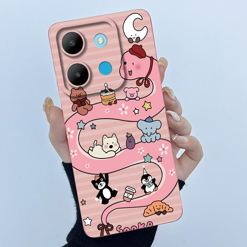 For Infinix Smart 7 X6515 Case Smart 7 HD X6516 Fashion Simplicity Cover Soft Silicone Phone Case For infinix Smart7 Plus Shells