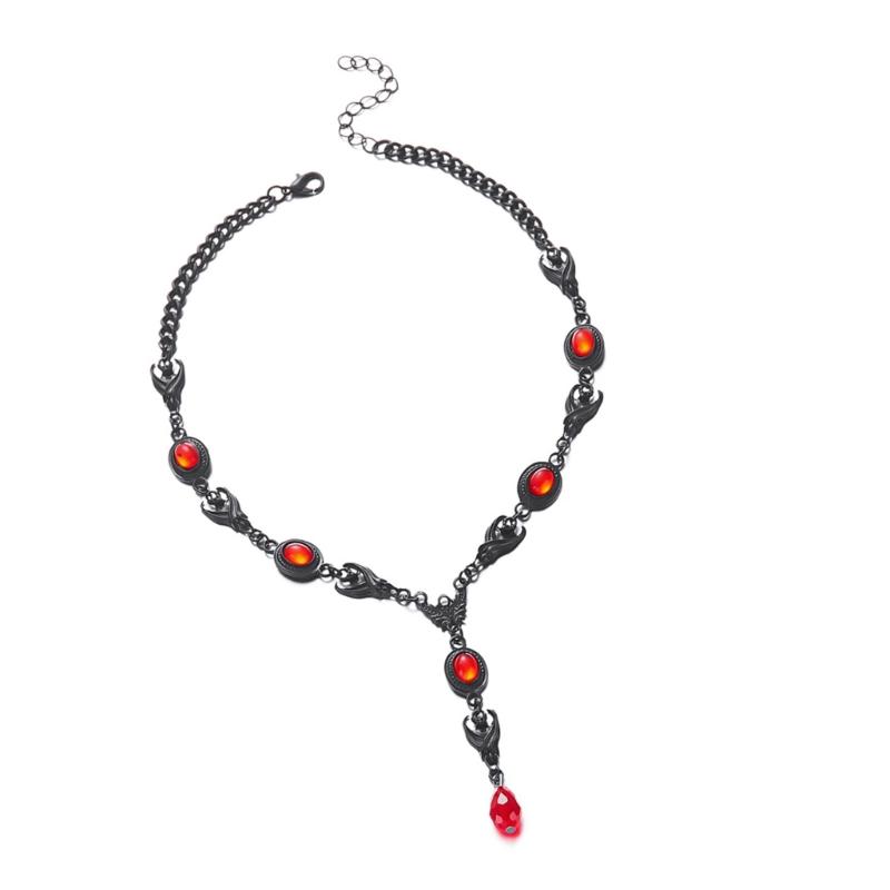 Schmuckset Halskette Hängende Ohrringe Armbänder Halloween Halskette Schmuck Geschenke