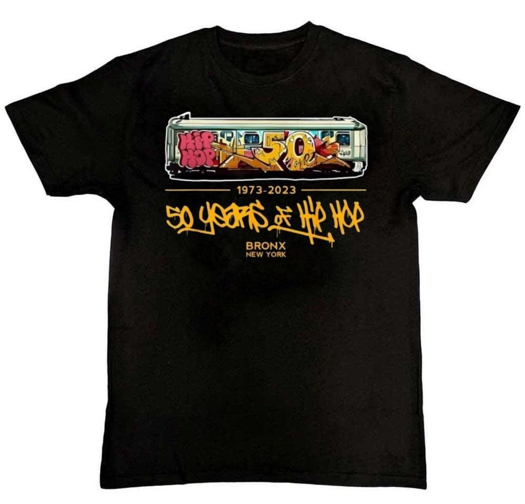 50 Years of Hip Hop 50th Anniversary Retro Subway T-Shirt