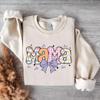 Easter Bunny Letter Patches Rabbit Diy Parches Ropa Heat Press Appliqued Clothes Stickers Hoodies T-Shirt Iron On Patches