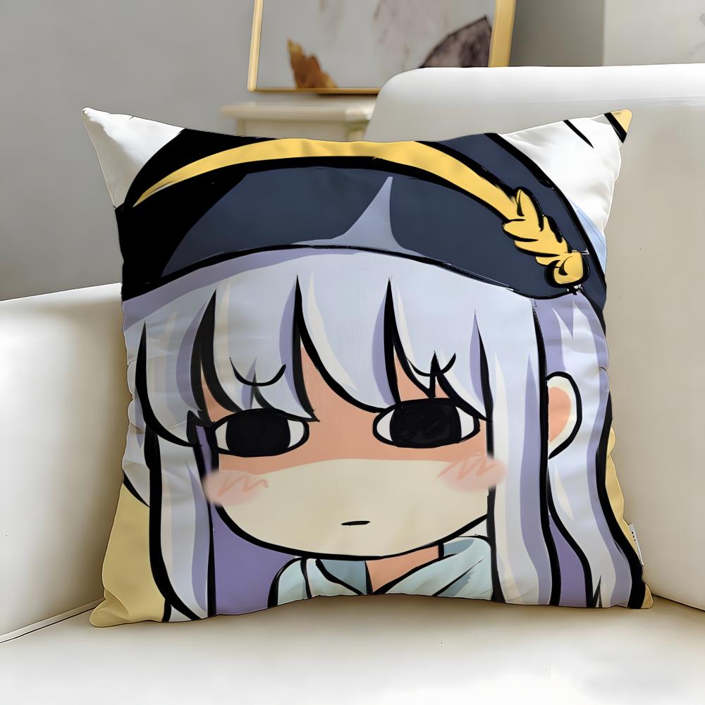 mystery anime ISLAND Cushion Cover Soft  EasyWash Pillow Case  Versatile for Couch Bed Travel and Office