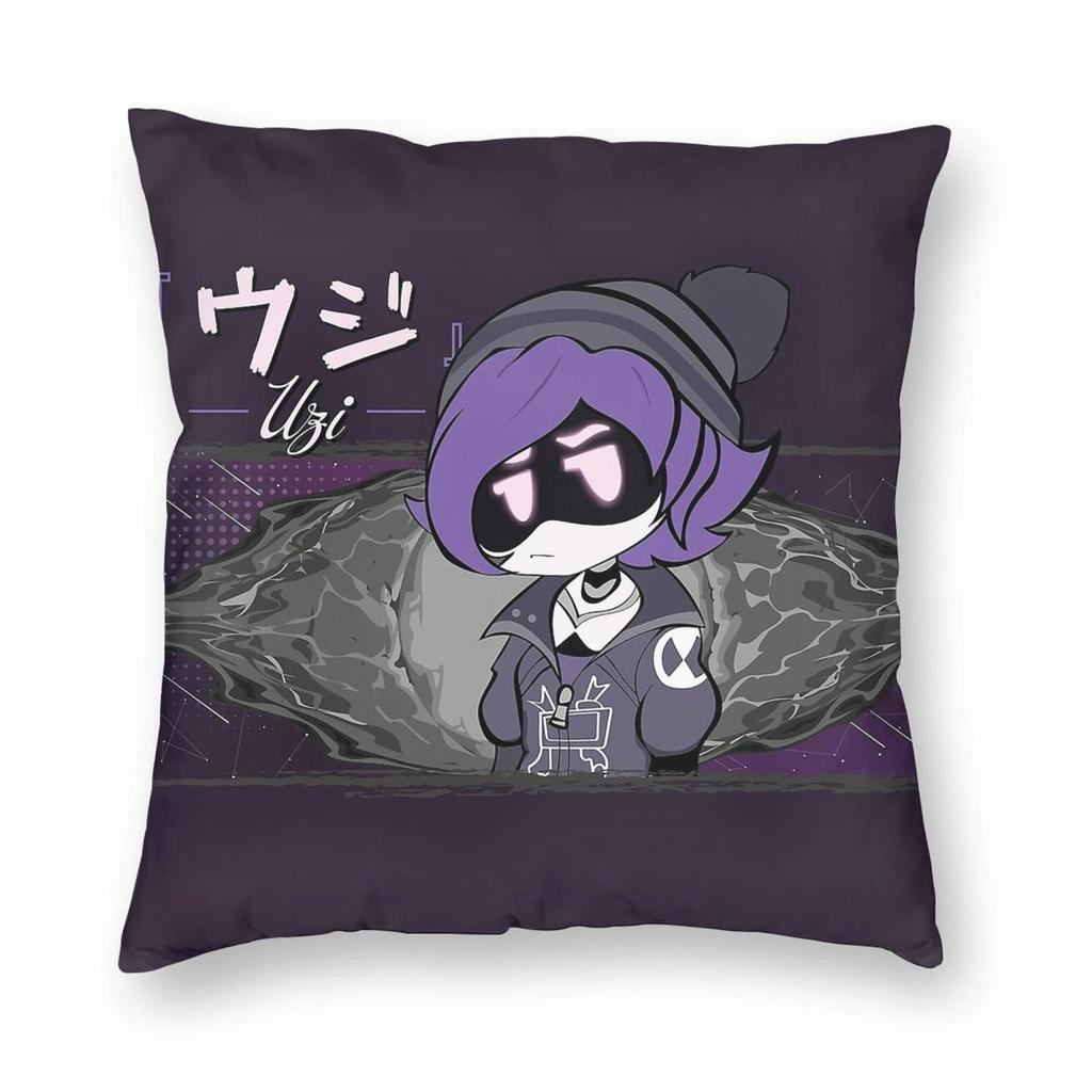 Uzi Doorman Murder Drones Pillowcase Polyester Linen Velvet Printed Zip Decor Pillow Case Room Cushion Cover