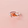 Gradient Lucky Carp Rings Kois Fish Open Rings for Trendsetters Unique Ornament