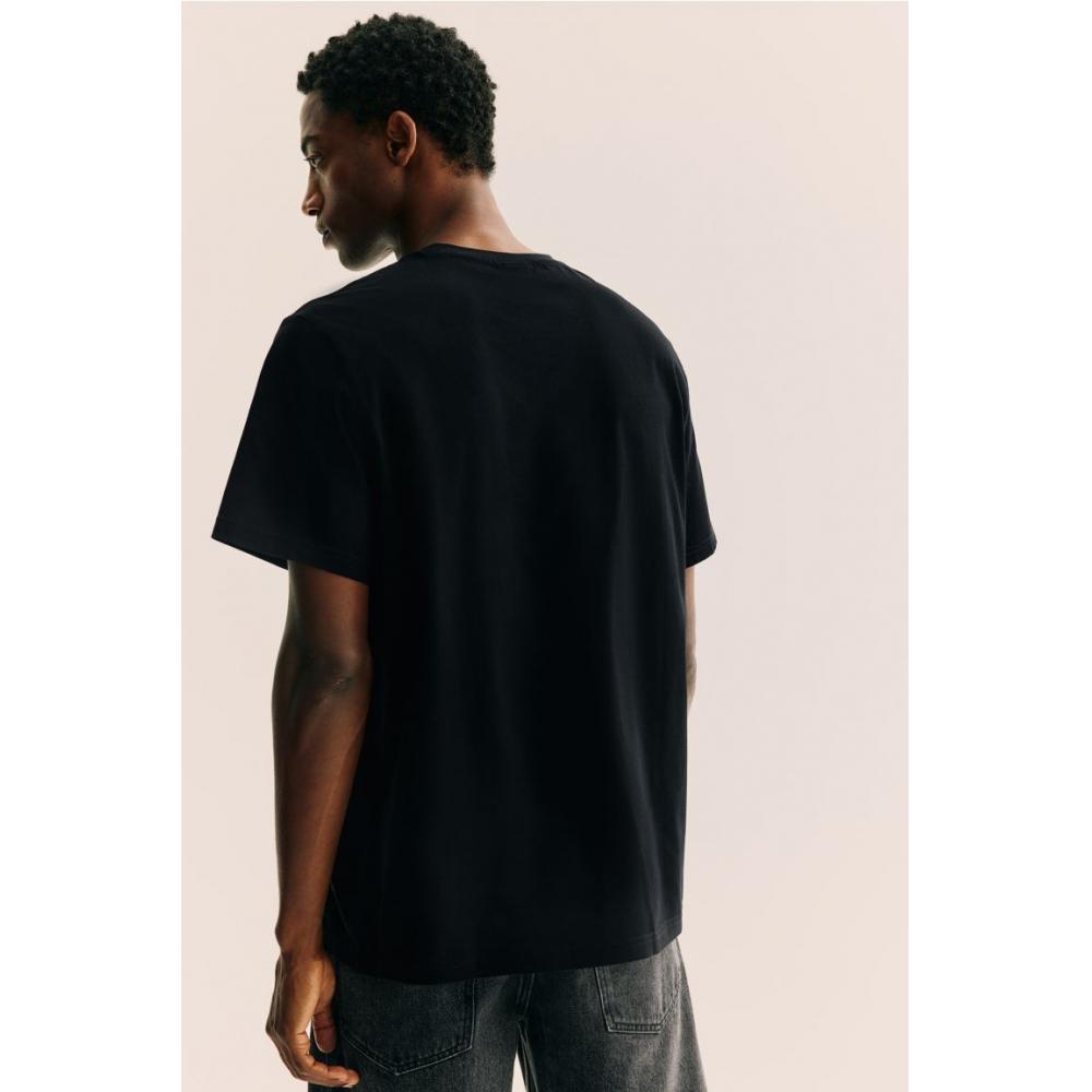 H M Regular FiT T sHirT Black