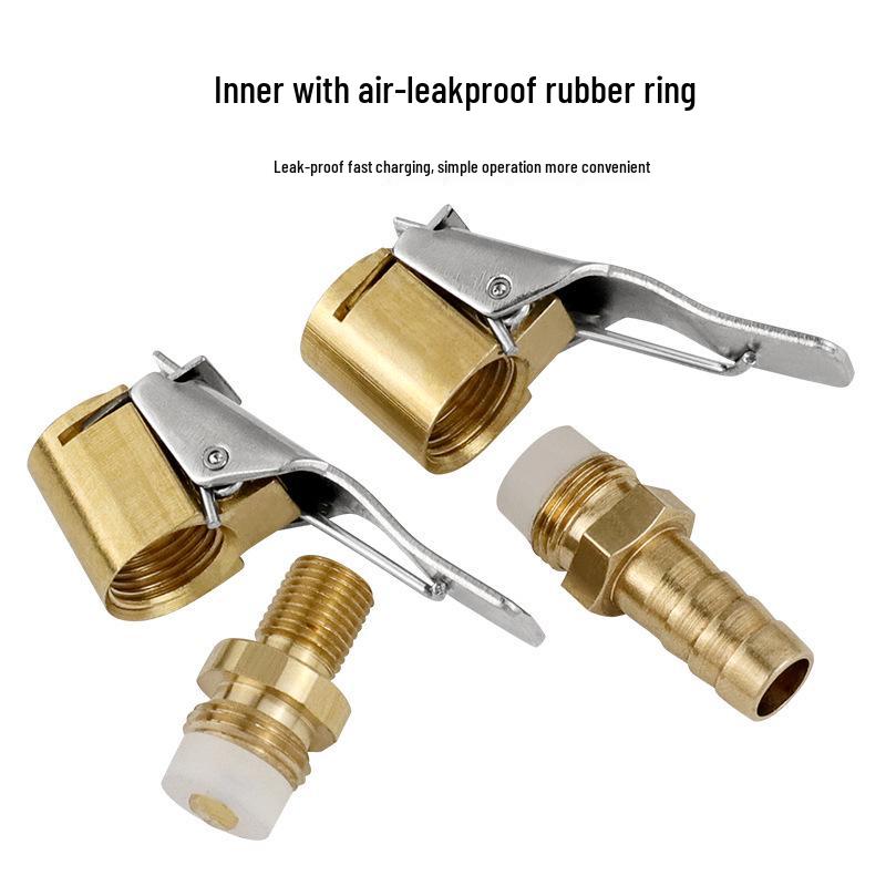 Tire Inflator Hose Adapter with Inflation Chuck and Nozzle