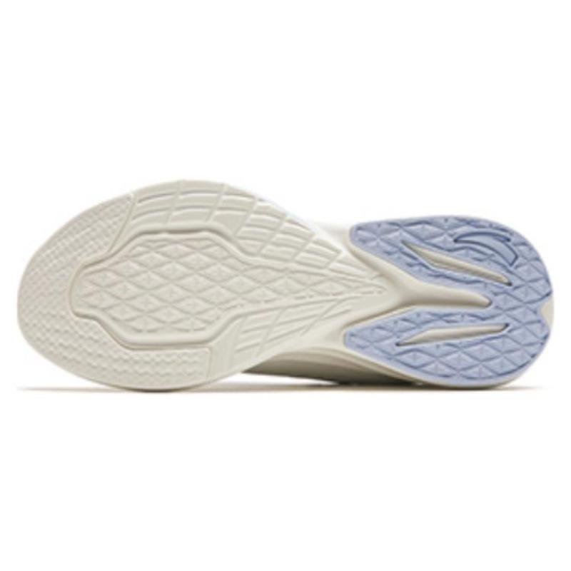 Anta Cushioning Low Top Running Shoes Women's White Blue Sneakers 122415522-3