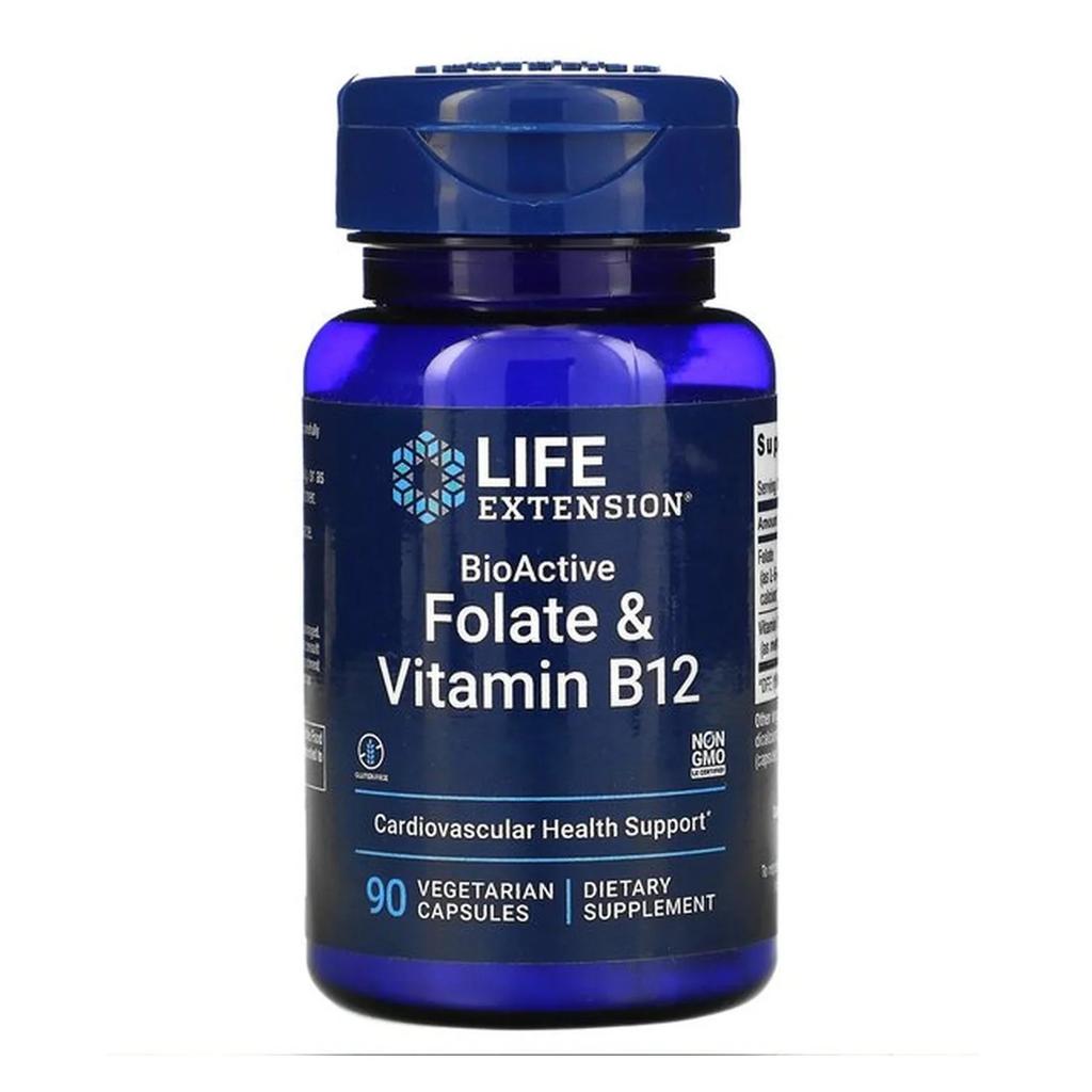 BioActive Folate & Vitamin B12 - 90 Vcaps