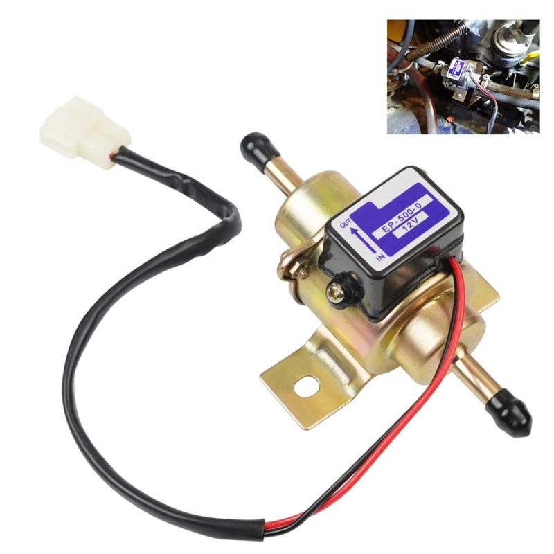 Univerzální 12V elektrické palivové čerpadlo do auta Diesel Benzín EP500-0 035000-0460 12585-52030 1258552031 EP500 FP-1010-G