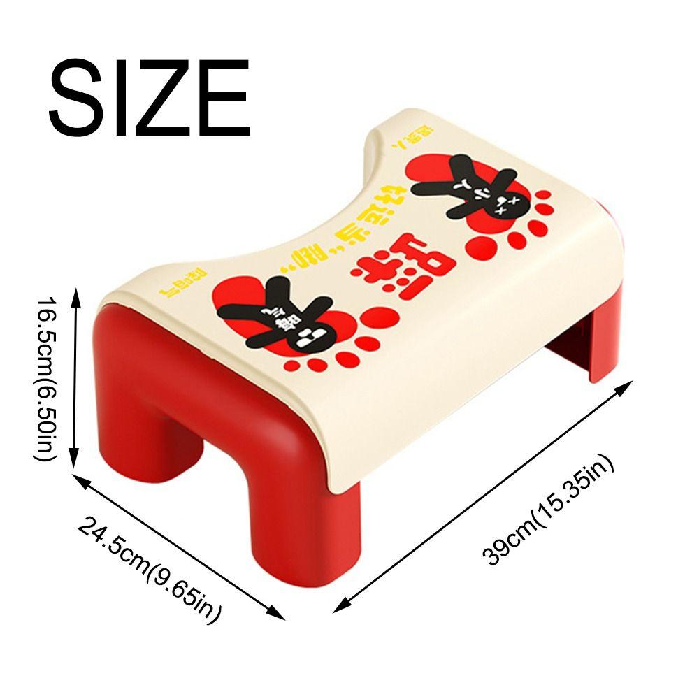 Ergonomic Toilet Footstool Waterproof Children's Toilet Stool Under Desk Footrest  Pregnant Woman