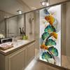 3D Colorful Ginkgo Biloba Door Sticker Wall Mural Living Room Bedroom Door Wallpaper Wall Stickers Self Adhesive Waterproof Decor