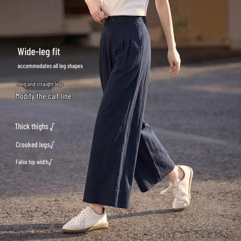 Women s Summer Wide-Leg Commuter Pants S