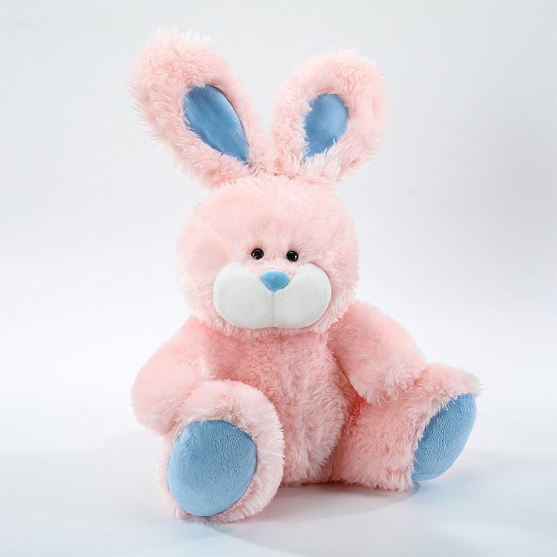 Plush Bunny Toy With Pp Cotton Filling For Girls Bedroom Decor Gift