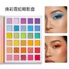 Color Rainbow Eyeshadow Palette Set With Brushes