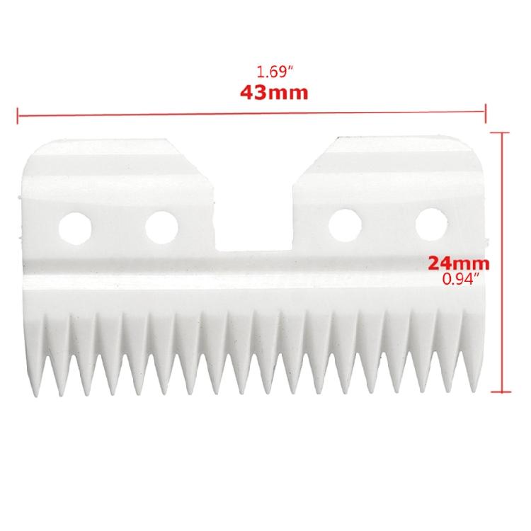 Ceramic Replacement Blade 18 Teeth Low Heat Transfer & Friction Easy To Replace