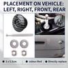 Car Bumper Push Hood Latch Button P Quick Release 4Pcs 30Mm Clip Kits Bonnet Lock Clips Latches