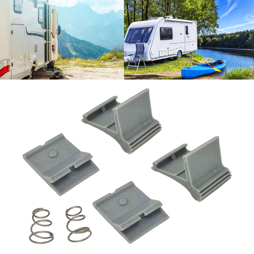 2 Pack S Awning Arm Slider Catch Kit 830472P002 for A&E 8500 9000 Shading Patio Awning Slider Catch Assembly