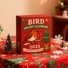 Bird Advent Calendar 2025 24 Days Christmas Countdown with Acrylic 2D Bird Hanging Decorations Holiday Gift for Bird Lovers