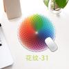 Ethnic Style Pattern Round Small Creative Thickened Mouse Pad Keyboard Pad Office Cup Table Mat Production