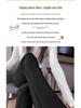 145 Women's High Waist Slim Black Micro Flare Pants - Summer Stretch Petite Fit