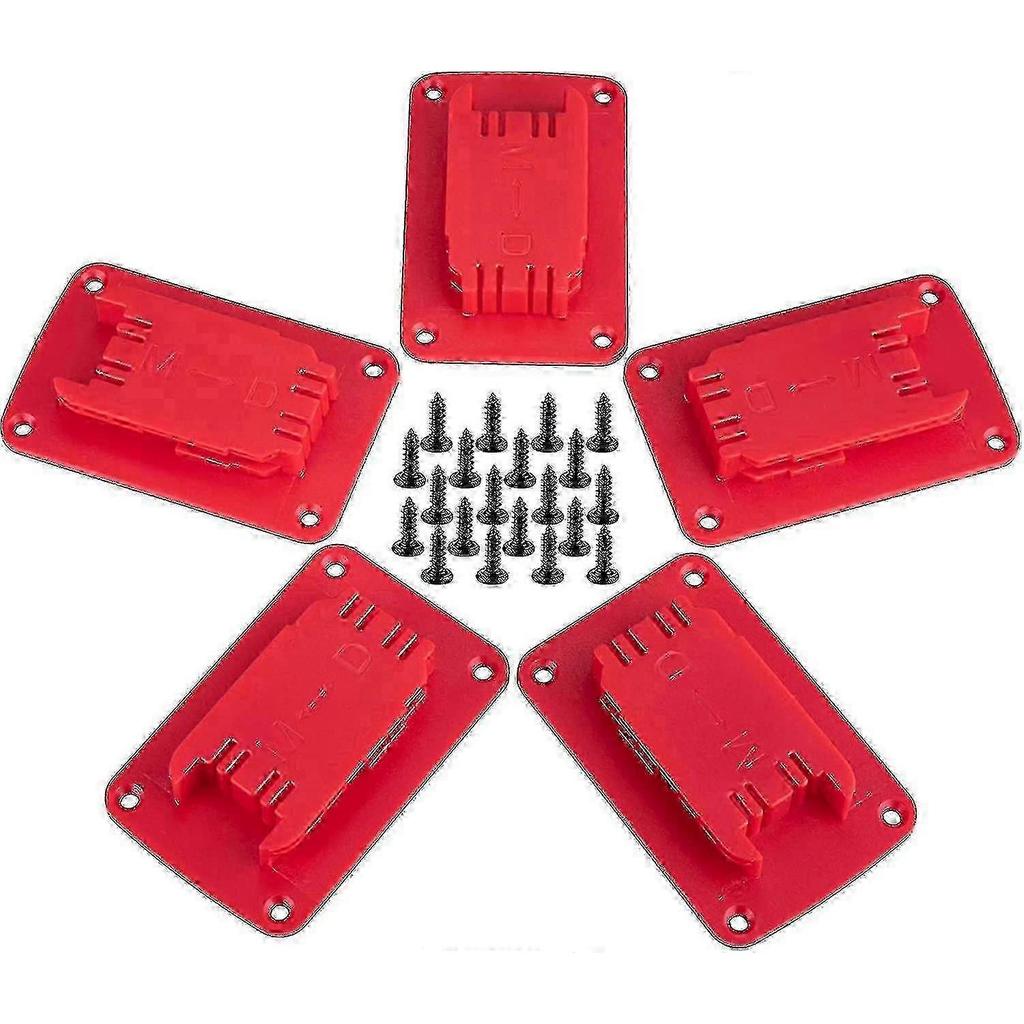 5 Pack Hook Tool Stand for Milwaukee M18 Dewalt 20v 12v Drills Hwy