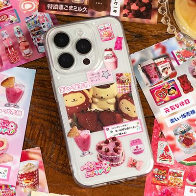 20 Sheets/PET Kawaii Japanese Ancient Wind Cut Film Sticker Book Handbook Material Mobile Phone Decorative Sticker Book