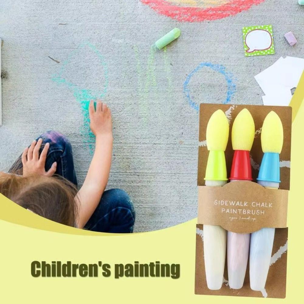 Environmentally Friendly Pedestrian Children's Brush Set Painting Chalk Brush Kids
