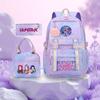 K-Pop Witch Hunters Cartoon Printed Student Pencil Bag Lunch Bag Three-Piece Backpack