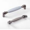 Zinc Alloy Cabinet Furniture Handle Blue Gray Cabinet Pulls Wardrob Handle  Cabinet Door Hardware