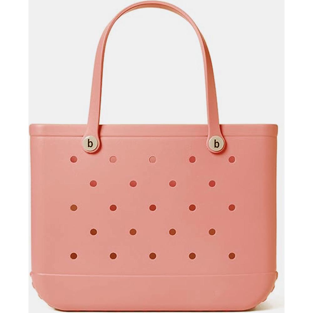 Expandable EVA Beach Pool Handbag: Fashionable, Solid Color, and Customizable