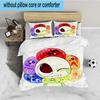 Colorful Cartoon Dandy 3PCS Bedding set,Ideal for 1pc Duvet Cover And 2pcs Pillowcases Perfect for Fan gift,Ideal for Bedroom, Dormitory