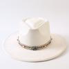 Popular European and American Style Suede Big-brimmed Top Hat, Men's and Women's Classic Fashion Western Cowboy Hat
