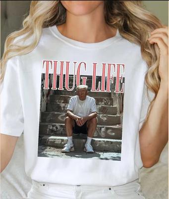 Koszula Donald Trump Thug Life, Koszulka Wybory Trump 2024