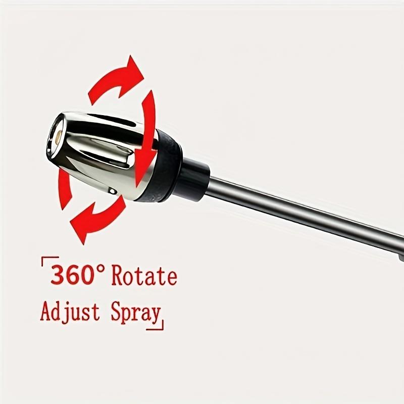1PC Versatile High-Pressure Car & Garden Water Sprayer - Extendable Nozzle, Efficient Cleaning & Watering Tool