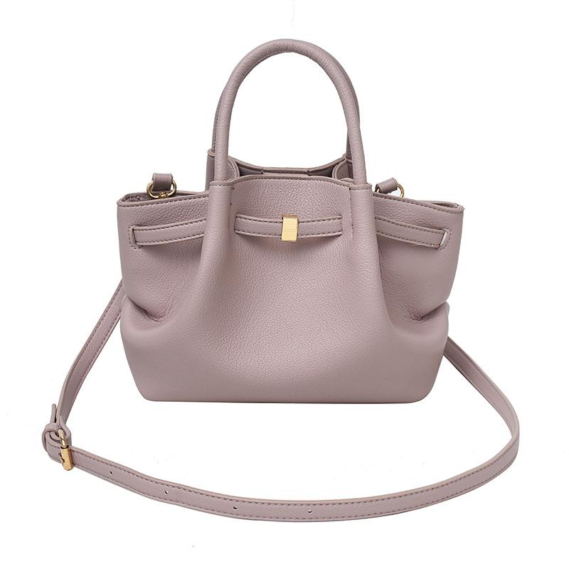 Wholesale Niche Design Pleated Portable Bucket Bag Women's Temperament Commuting Simple Wind High Quality Messenger Bag