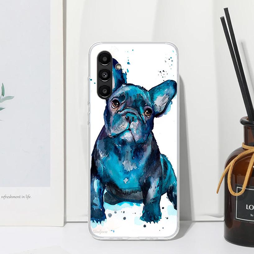 French Bulldog Dog Pug Phone Case For Samsung Galaxy A17 A37 A57 A16 A26 A36 A56 A15 A25 A35 A55 A14 A24 A34 A54 A13 A23 A33 A53