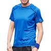 Athletic Men's Performance Short Sleeve T-Shirt Male's Breathable Ice-silk Quick-drying Running Sports Top