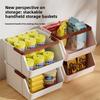 Desktop Storage Box, Large-capacity Portable Storage Basket, Snack, Sundries and Stationery Storage and Organization Box