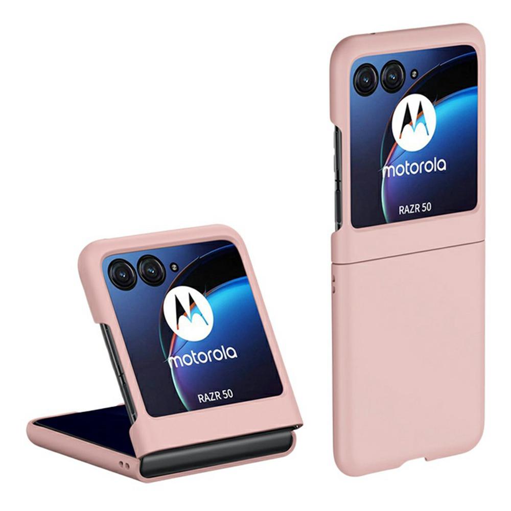

For Motorola Razr 60 Case Ultra Thin Skin Touch Rubberized Hard PC Phone Cover Pink