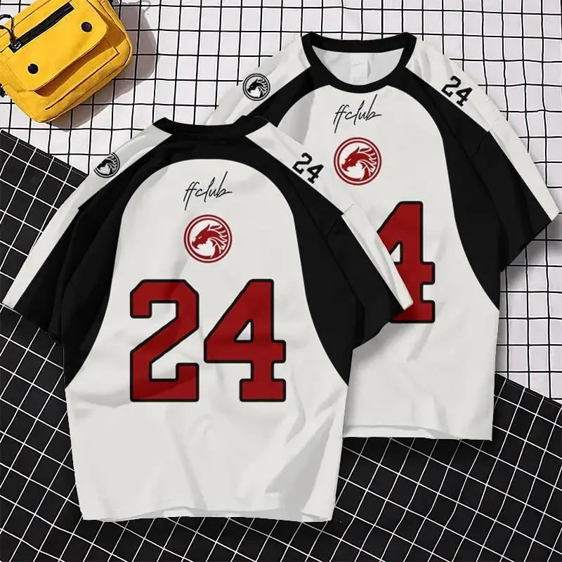 Printed short sleeved T-shirt basketball T-shirt breathable top