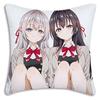 Pillow Cartoon Alya Sometimes Hides Her Feelings In Russian Sofa Decorative Home Double-Sided Printing Short Plush Cushion Cover