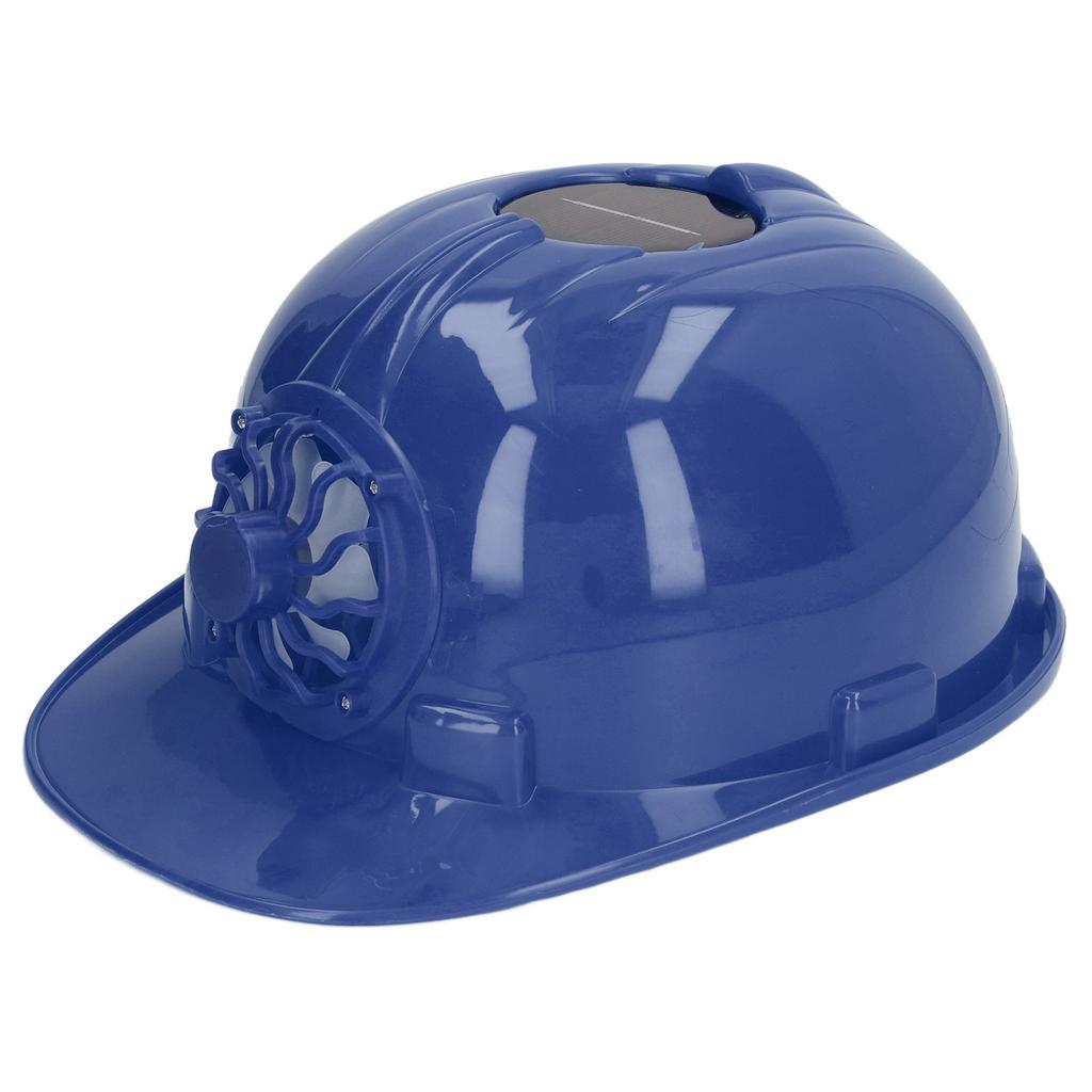 Hard Hat with Solar Fan Plastic Ventilated Safety Helmet Breathable Hard Cap with Removable Lining