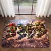 Cartoon Ninja Turtles Print Area Rug Hero Turtle Non Slip Floor Mat Kids Boys Bedroom Entryway Home Decor Doormat