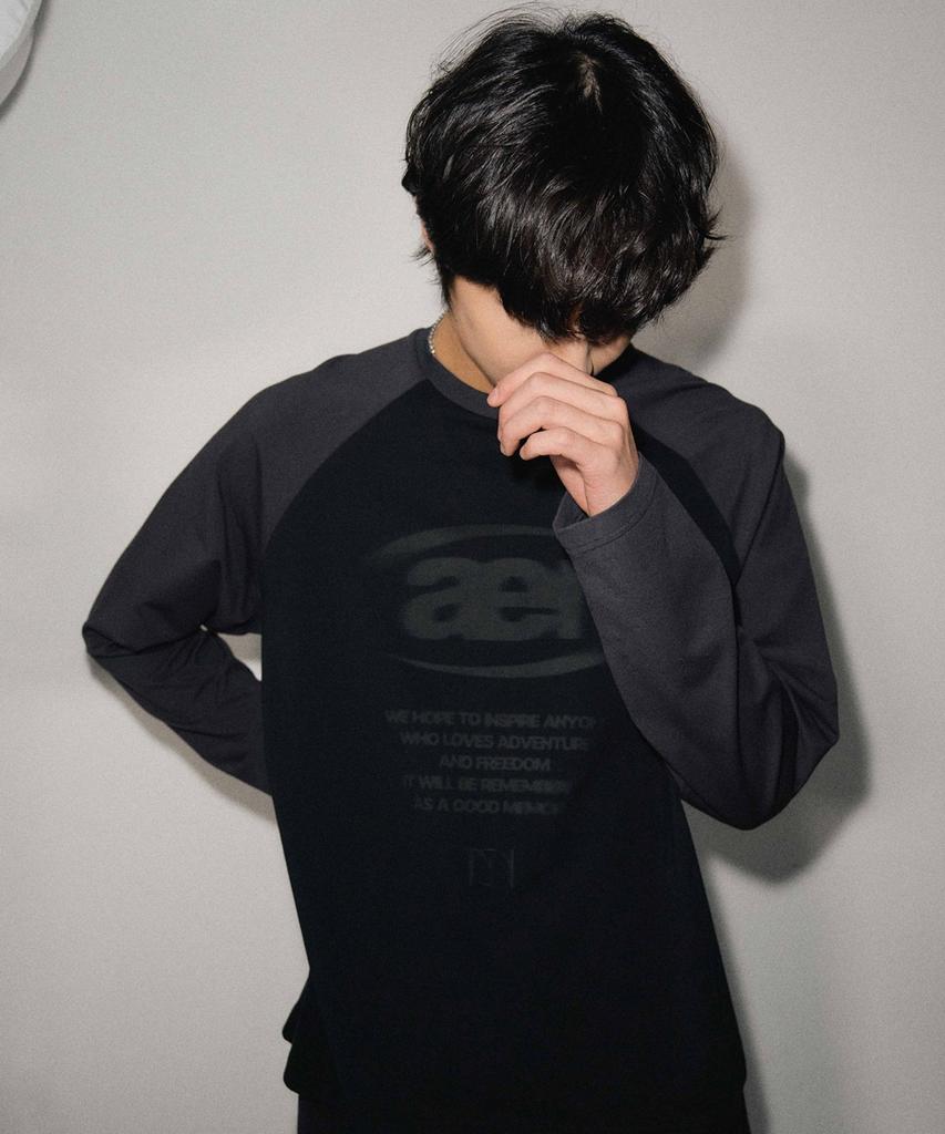MINAV Archive Symbol Raglan T-Shirt [Black]